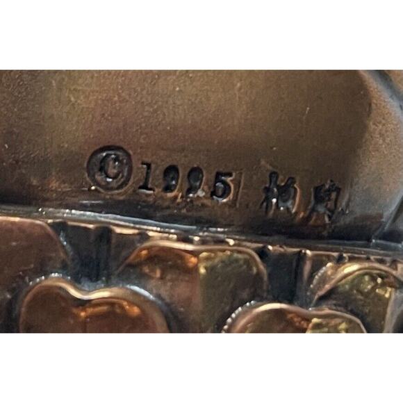 Bronze Buddha Statue Meditation 5 Inch 1995 - Picture 5 of 7